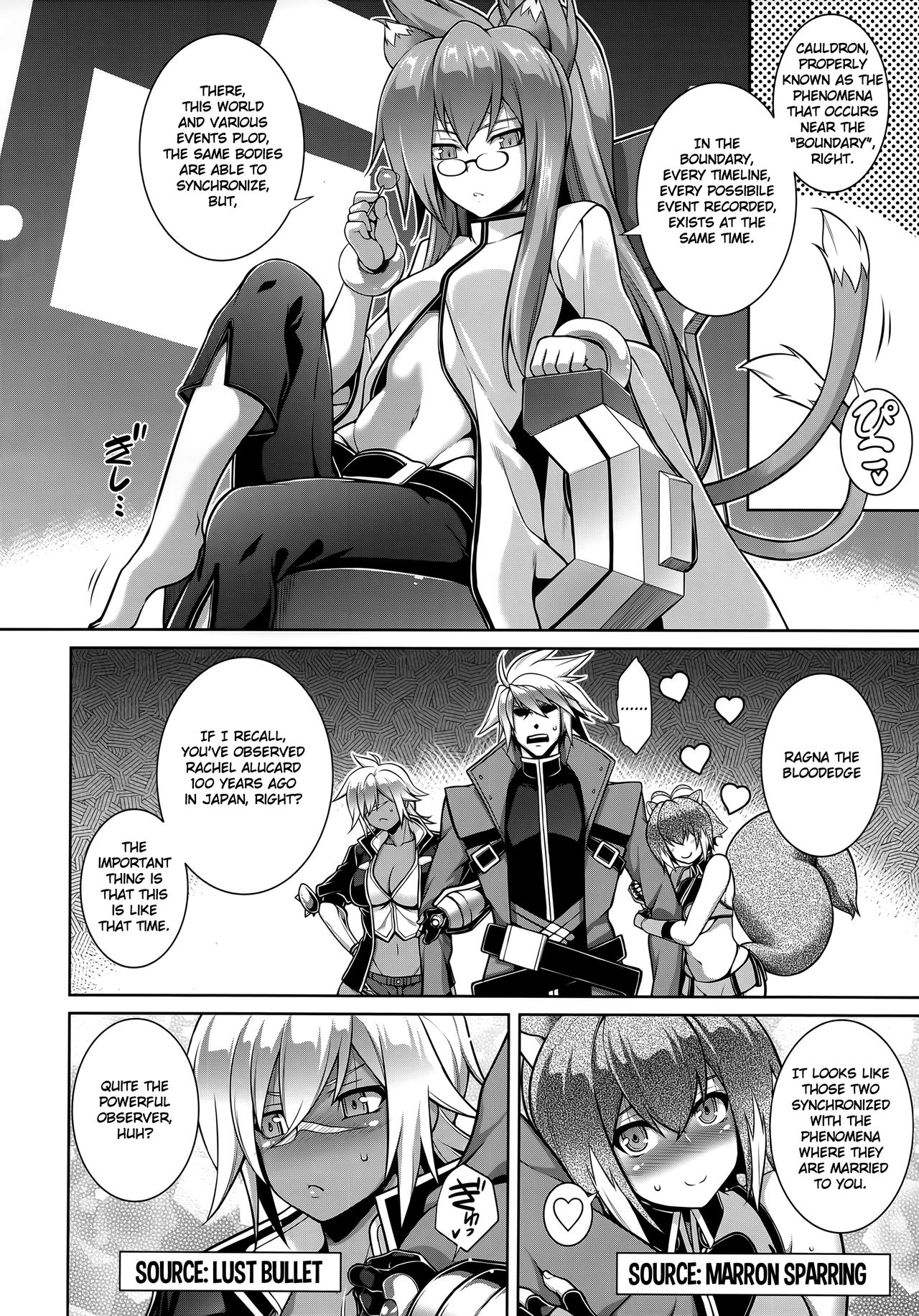 (C96) [STUDIO TIAMAT (TANABE)] BREAK BLUE THE SYNCHRONICITY (Blazblue) [English] [XCX Scans] page 3 full